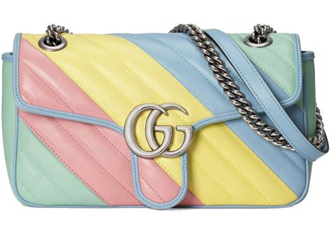 gucci pastel bags|gucci leather shoulder bag.